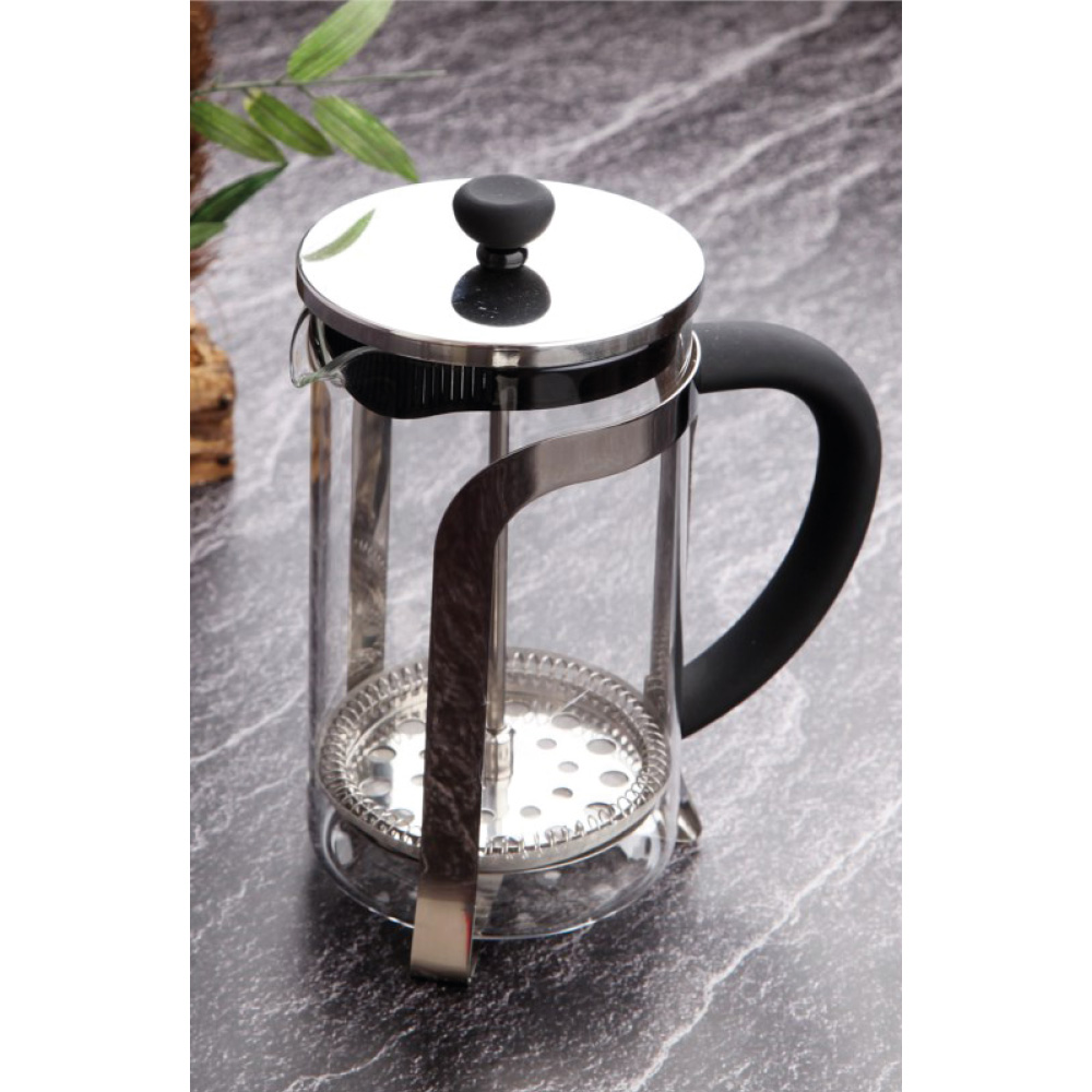 Frenchpress 600 ml Çelik Kapaklı